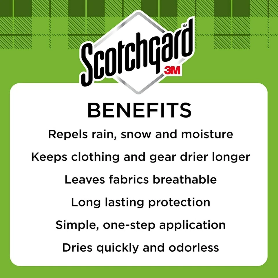SCOTCH GUARD Water Repellent Spray 13 oz. Fabric Protector Outdoor Patio 1 Can - Image 2 of 4