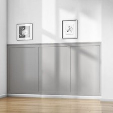 Modern Wall Panelling Kit 9mm x 63mm x 2000mm Home and Interior MDF Panels WPK2