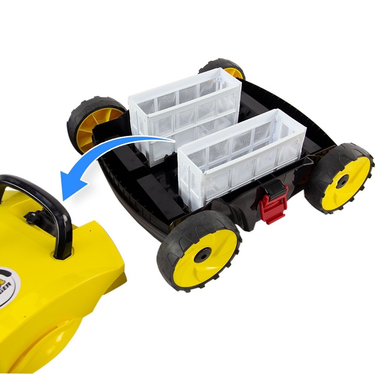 Aqua Select Stinger AboveGround Robotic Swimming Pool Cleaner w/ Power