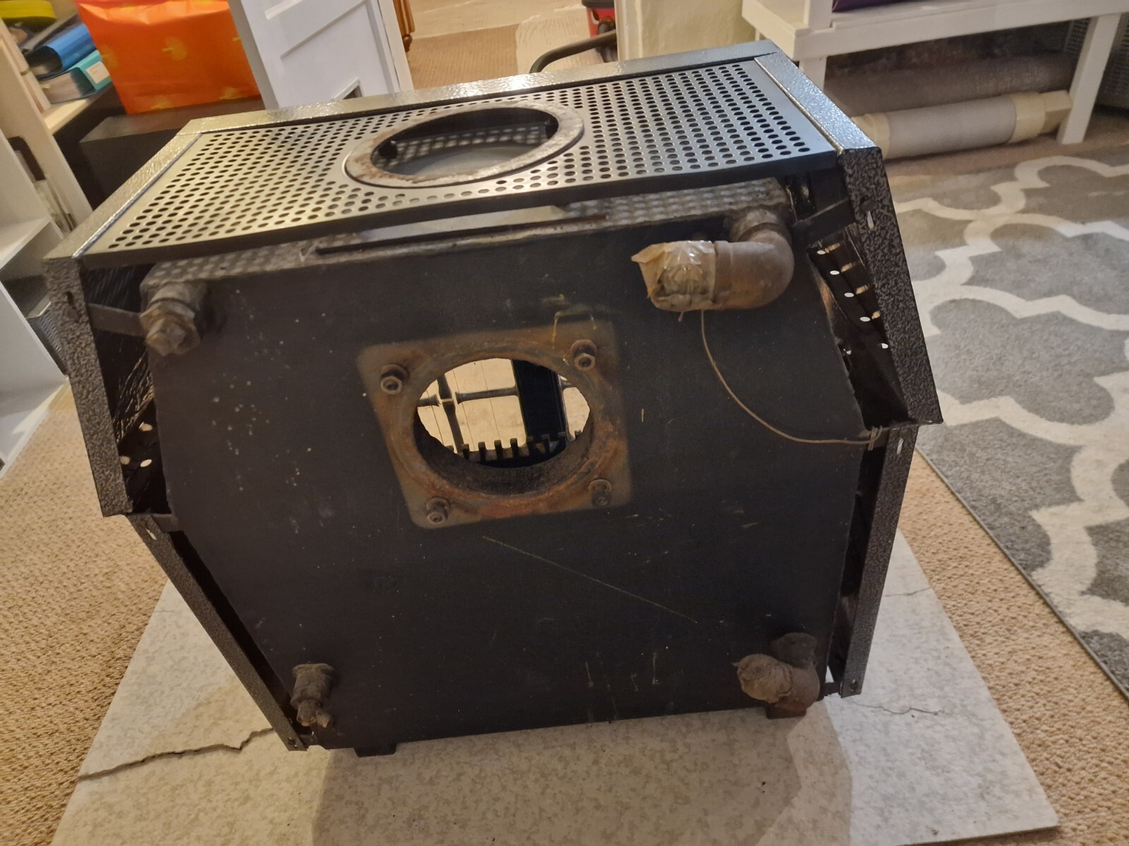 Hunter Wood Burner Stove With Back Boiler eBay