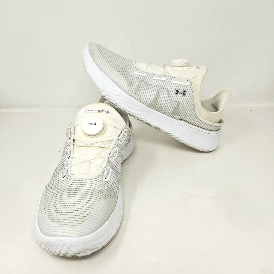 Under Armour Flow SlipSpeed Zapatos Mujer Talla 8 Malla Blanco 3027726-100 Entrenamiento Gimnasio Foto 2 de 4
