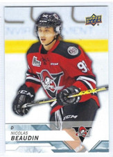 2018-19 Upper Deck CHL #74 Nicolas Beaudin