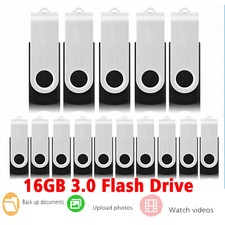 wholesale 16GB USB 3.0 Swivel Flash Drives Memory Sticks Thumb Swivel Pen Drives