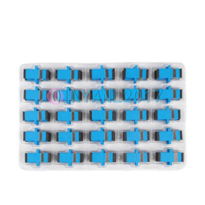 200x SC-SC Coupler Fiber Optic Connector Adapter SC UPC SM Flange Simplex