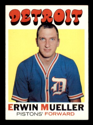 1971 Topps Basketball #31 Erwin Mueller EX/MT *e1