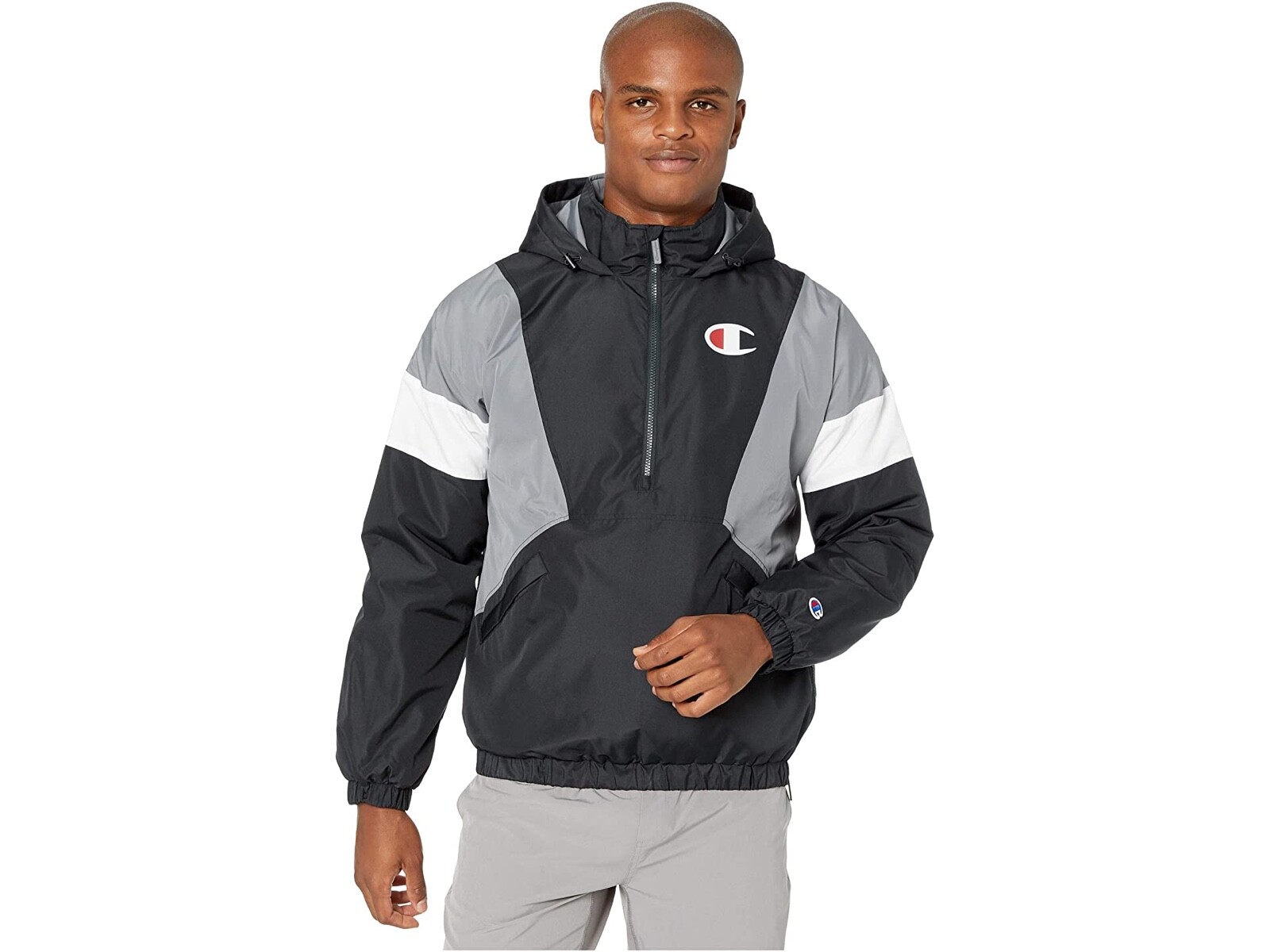 white champion anorak jacket