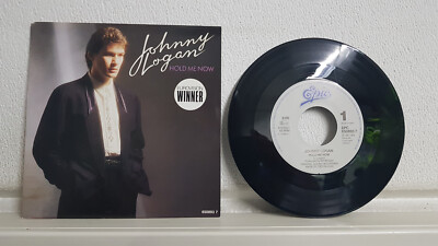 Johnny Logan - Hold me now / Living a lie - 1987 Single 7'' What's another year