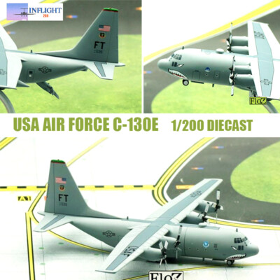 Inflight USA AIR FORCE C-130E Airplane 1/200 diecast plane model aircraft