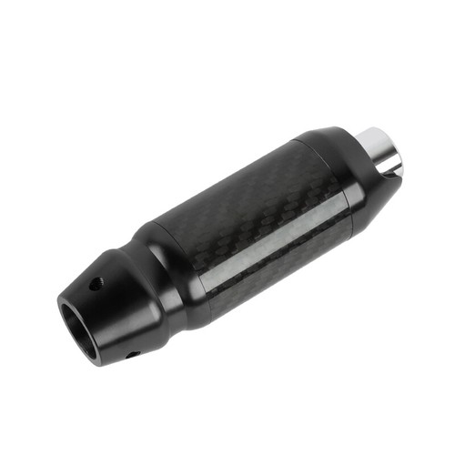 JDM Carbon Fiber Aluminum Black Universal Automatic Car Gear Shift Knob 4" - Picture 5 of 12