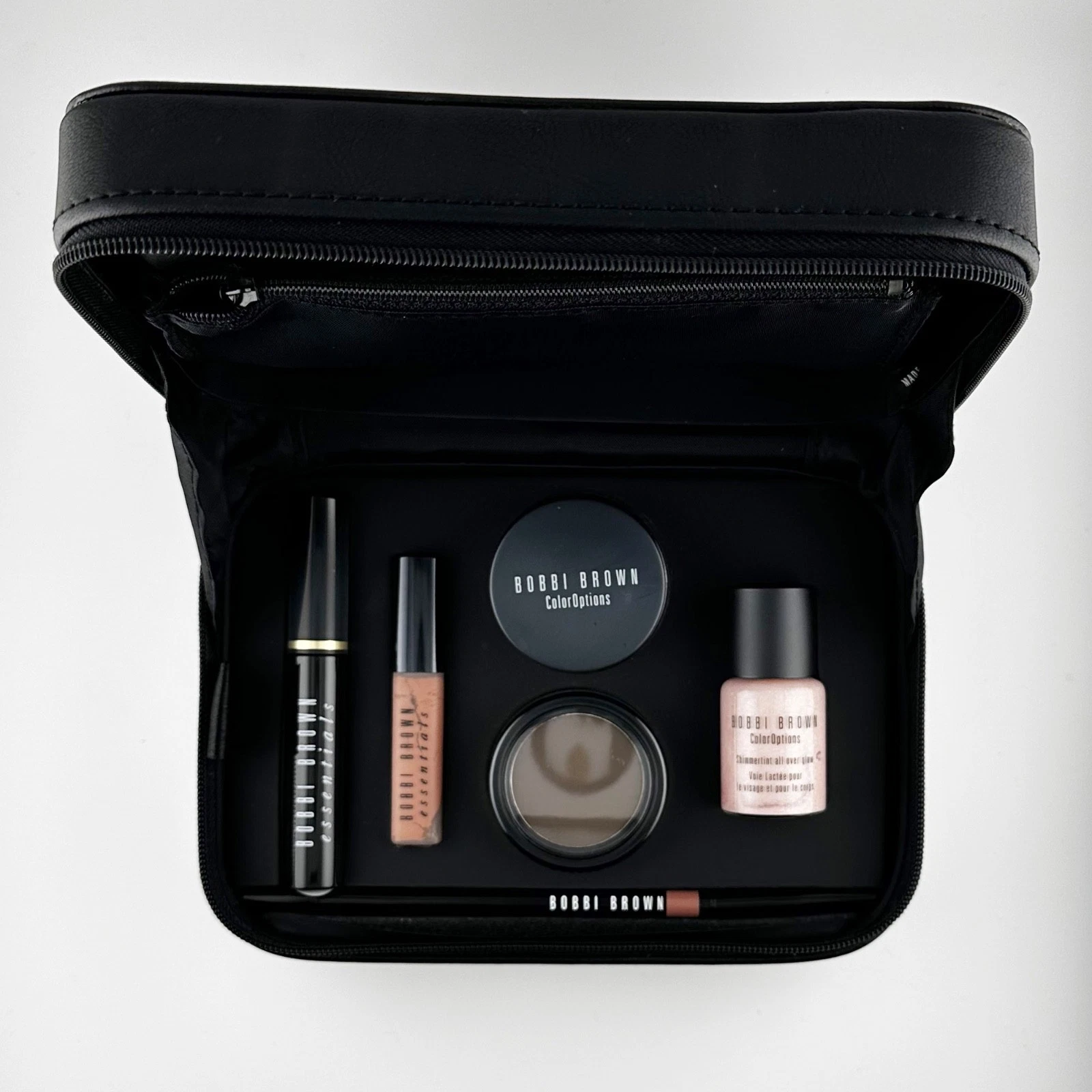 New! | Bobbi Brown | ColorOptions Style File | 8-Piece Set w/ Case + Pouch