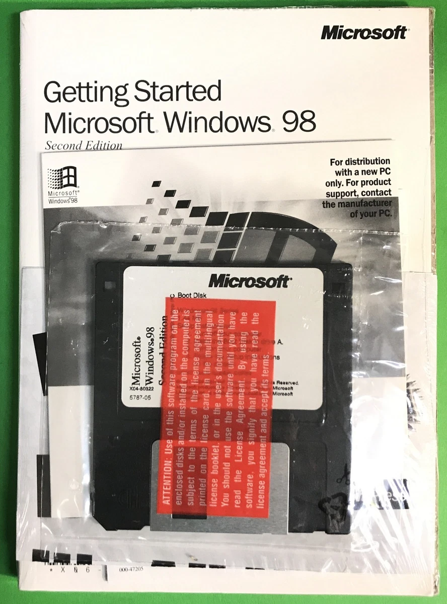 Microsoft Windows 98 Software - English Version for sale | eBay