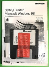 Microsoft Windows 98 Second Edition Getting Started Pack w/ CD, Floppy  Manual