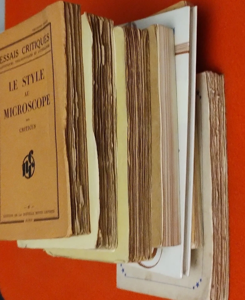 Lot de sept livres anciens, essais critiques et pédagogies - Photo 2/4