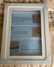 1 x white picture storage frames