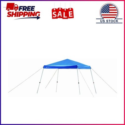 Ozark Trail 10' x 10' Instant Slant Leg Pop-up Outdoor Canopy, Blue
