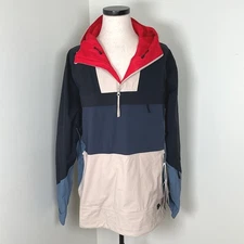 Obermeyer Stelbis Anorak Jacket Mens Hooded Pullover RECCO Technology Large NEW