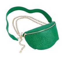 Borsa da cintura Steve Madden Brandie in ecopelle goffrata verde brillante