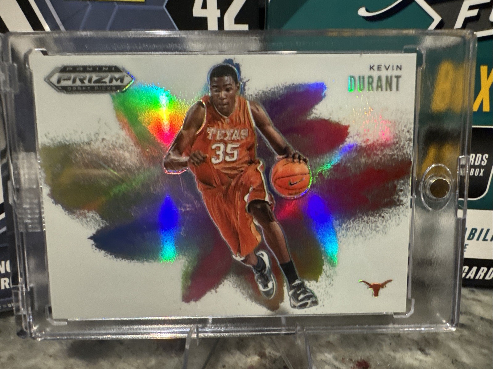 2022-23 Panini Prizm Draft Picks Kevin Durant Color Blast SSP Case Hit
