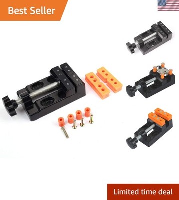 Versatile Mini Drill Press Vice for Jewelry, Hobby & Electronics - Compact Clamp