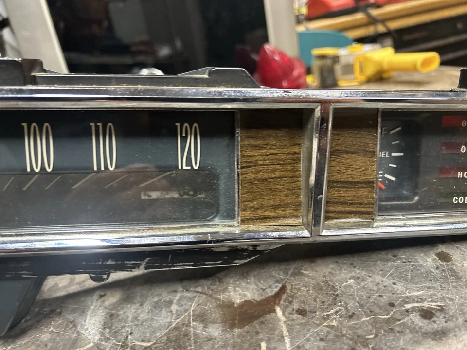 1963 OLDSMOBILE 88 98 DYNAMIC STARFIRE CLUSTER GAUGE SPEEOMETER 3 Miles - Image 4 of 4