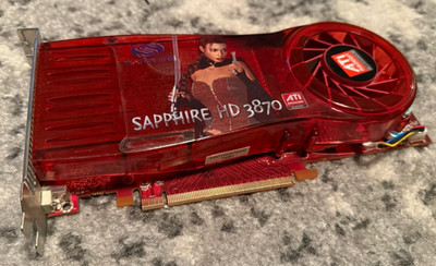 ATI   Sapphire   Model HD 3870 512M GDDR4 PCI-E Dual DVI-I TVO Graphics Card NEW