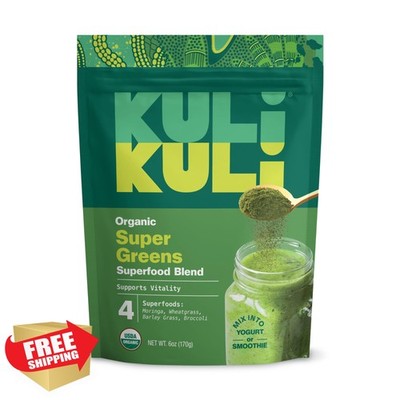 Kuli Kuli Green Power Moringa Super Greens Powder 6oz
