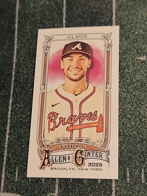 Matt Olson   MINI SP   Allen & Ginter 2025   A & G Variation   Atlanta Braves