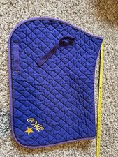 AP English Saddle Pad Purple Award Stitching
