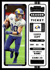 2022 Panini Contenders Cooper Kupp #49 Los Angeles Rams NFL Football