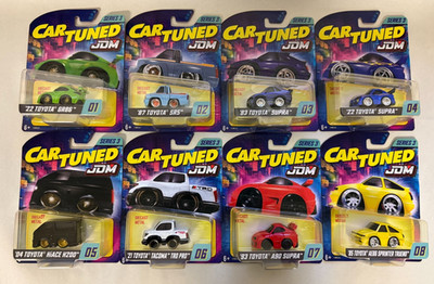 2025 CarTuned 1:64 Series 3 JDM Tuners 8 Car Set, 558675-XX2 All New