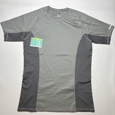 NWT SEA-DOO Men's Short Sleeve Rashguard-SIZE-M Smoke Grey-50 UPF UV Protect