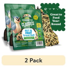 Wild bird nut and fruit treat bell feeder seed food