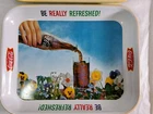 Vintage 1961 Coca-cola "Be Really Refreshed " Metal Serving Tray 13x10 Official