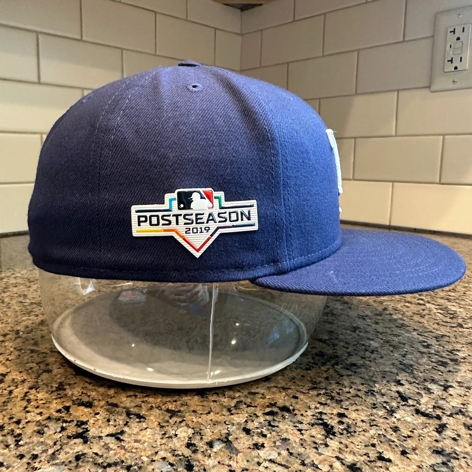 Tampa Bay Rays Post Temporada 2019 New Era 59FIFTY Gorra Sobre el Campo 7 3/8 Azul Foto 2 de 4