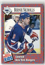 1991 SPORTS ILLUSTRATED FOR KIDS #228 BERNIE NICHOLLS NEW YORK RANGERS