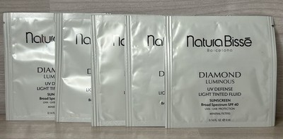 NaturaBisse Diamond Luminous Uv Defense Light Tinted Fluid 5-pk, 0.14 fl oz/4 ml