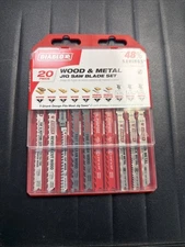 (20-Pk) Diablo T-Shank Jig Saw Blade Set for Wood & Metal DJT20S