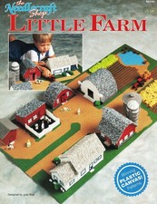 Plastic Canvas Little Farm Grain Silo Cow Barn Machine Shop House Pattern