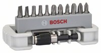 | Bosch Schrauberbit-Set Extra-Hart, 11-Teilig, Ph, Pz, T, S, 25 Mm, Bithalter