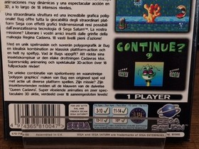 Bug! Sega Saturn Complete PAL With Acrylic Protective Case