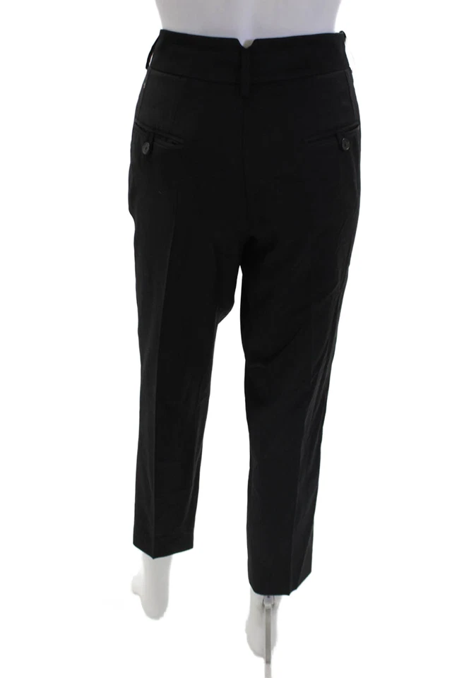 Comptoir Des Cotonniers женщин со складками спереди платье брюки черная шерсть размер средний - Изображение 3 из 4