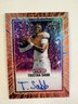 TRISTAN SABB 2025 Leaf Vivid Football Orange Crystal AUTO #/4