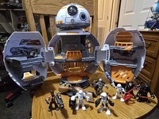 STAR WARS Fisher Price IMAGINEXT LOT Playskool BB8 Millennium Falcon 