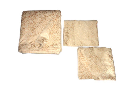 Thomas O'brien Vintage Modern gold jacquard (3P) KING/California king DUVET SET