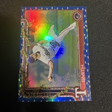 Topps Holiday 2025 Josh Smith #H153 Texas Rangers Blue Holiday Lights Card