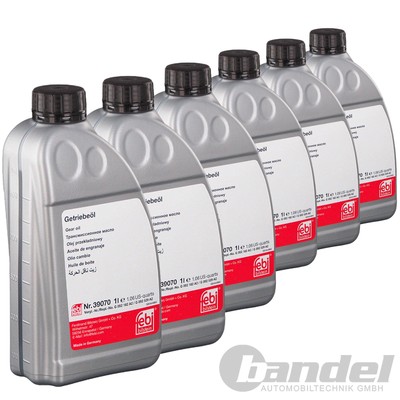6L FEBI DCTF DOPPELKUPPLUNGSGETRIEBEÖL auch passend für VW DSG TL 52 182 BMW DKG