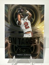 2025 Panini Select Emeka Egbuka On Target Rookie (RC) #4 Tampa Bay Bucs