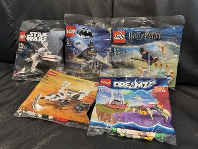 5x LEGO Polybag Set: Star Wars, Batman, Harry Potter, & Co. - OVP