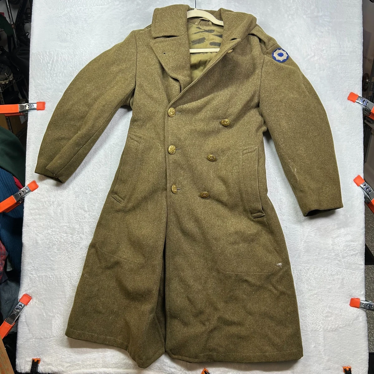 Army Trench Coat In Original Ww2 Collectible Us Uniforms for sale