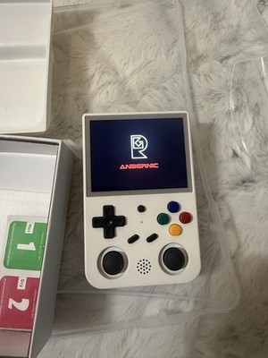 Anbernic RG353V Retro Handheld Game Console 3.5 Screen White Brand New Open Box